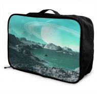 Edward Barnard-bag Rocky Planetary Waves Travel Lightweight Waterproof Foldable Storage Carry Luggage Large Capacity Portable Luggage Bag Duffel Bag