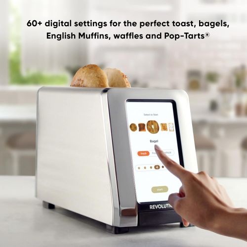  [무료배송] 레볼루션 쿠킹 스마트 토스터기 Revolution Cooking R180 High-Speed 2-Slice Stainless Steel Smart Toaster ?