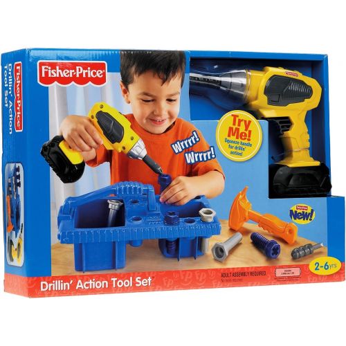  Fisher-Price Drillin Action Tool Set