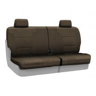 Coverking Custom Fit Rear 50/50 Split Bench Seat Cover for Select Toyota 4Runner Models - Velour (Taupe)
