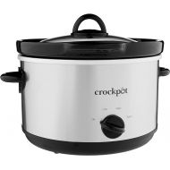 Crock-Pot SCR503SP 5-Quart Smudgeproof Round Manual Slow Cooker with Dipper, Silver