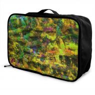 Edward Barnard-bag Colorful Art Spots Travel Lightweight Waterproof Foldable Storage Carry Luggage Large Capacity Portable Luggage Bag Duffel Bag