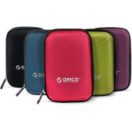 [아마존베스트]ORICO Hard Drive Case 2.5inch External Drive Storage Carring Bag for WD My Passport Element, Seagate, Toshiba, Samsung T5 2.5 HDD 5 Pack