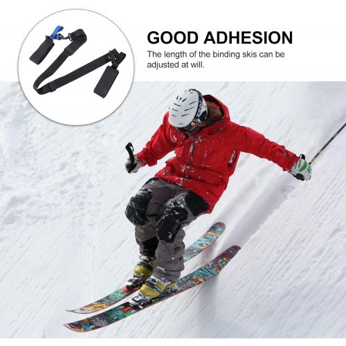  Abaodam Snowboard Carry Strap Adjustable Ski Shoulder Strap Snowboard Accessory-