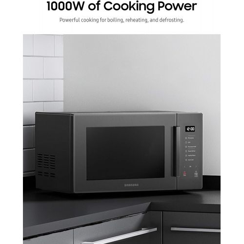 삼성 [아마존베스트]Samsung MG11T5018CC Countertop Oven with 1.1 Cu. Ft. Capacity Element Counter Top Grill Microwave, Charcoal