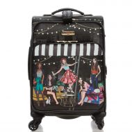 Nicole Lee 18 Graphic Carry-on Luggage With Electronic Pocket And 4 Spinner Wheels