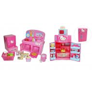 Hello Kitty Kitchen and Refrigerator Sets Sold Together  Everything Needed for Cooking Play