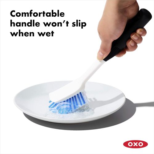 옥소 OXO Good Grips Dish Brush, White/Black