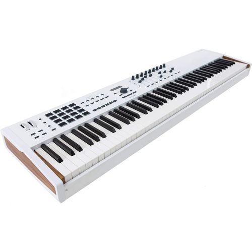  [아마존베스트]Arturia KeyLab 88 MkII Hammer-Action MIDI Controller and Software, White Version II