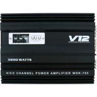 Yaeccc 4 Channel High Power Amplifier - Slim Stereo 4 Channel Car Audio Stereo Amplifier Amp 4Ohm