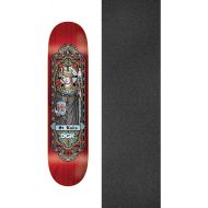 DGK Skateboards Josh Kalis Ghetto Disciples Skateboard Deck - 7.75 x 31.875 with Mob Grip Perforated Black Griptape - Bundle of 2 Items