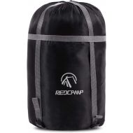 REDCAMP Sleeping Bag Stuff Sack, Black M, L, XL and XXL Compression Sack, Great for Backpacking and Camping