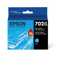 Epson T702XL220 DURABrite Ultra Cyan High Capacity Cartridge Ink
