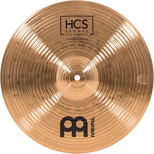  [아마존베스트]Meinl HCS Bronze 14 inch Soundwave HiHat Set - B8 Bronze Alloy - Traditional Finish: Made in Germany - Includes Hi-Hat Machine
