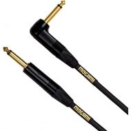 Mogami Gold INSTRUMENT-10R Guitar Instrument Cable, 1/4 TS Male Plugs, Gold Contacts, Right Angle and Straight Connectors, 10 Foot