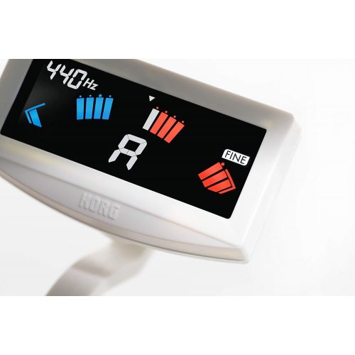  Korg Pitchcrow Clip-On Tuner White
