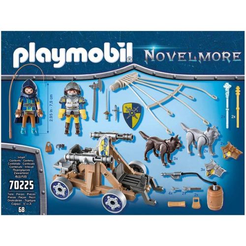 플레이모빌 Playmobil Novelmore Wolf Team with Canon Playset (70225)