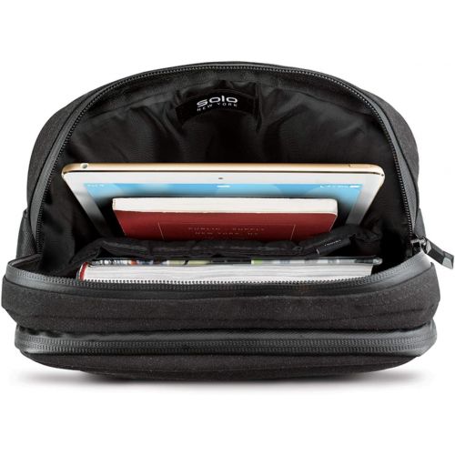  [아마존베스트]Solo New York Ludlow Universal Tablet Sling Bag, Black, One Size