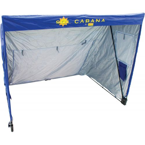  RIO Brands Beach Sol Cabana Portable Sun Shade Tent, Standard, Blue, Model:ACAB101-1