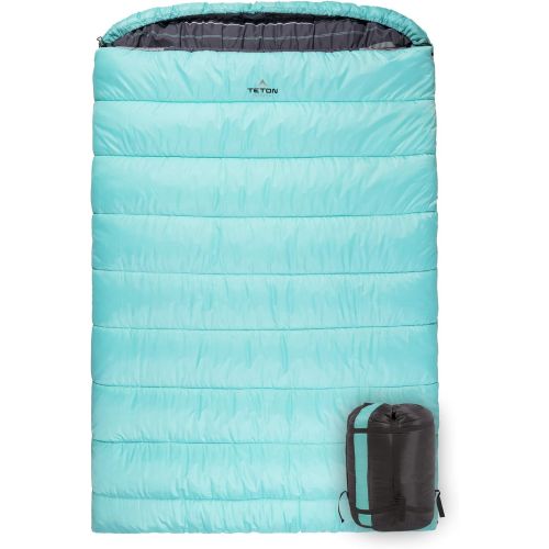  TETON Sports Mammoth Queen Size Double Sleeping Bag; Warm and Comfortable for Family Camping