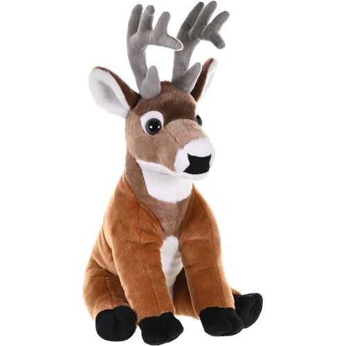  Wild Republic White-Tailed Buck Plush, Stuffed Animal, Plush Toy, Gifts for Kids, Cuddlekins 12 Inches