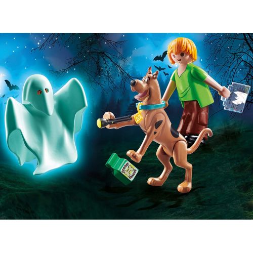 플레이모빌 Playmobil Scooby-DOO! Scooby & Shaggy with Ghost