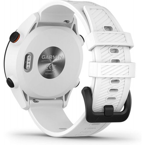  Garmin Approach S12 Premium GPS Golf Watch, White with Wearable4U Power Pack Bundle