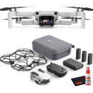 DJI Mavic Mini Fly More Combo CP.MA.00000123.01 - Includes: 3 Flight Batteries + 3 Pair of Spare Propellers + Carrying Bag + Propeller Guards + Cleaning Set + More - Fly More Bundl
