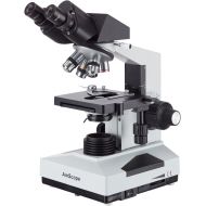 [아마존베스트]AmScope B490A-LED Compound Binocular Microscope, WF10x and WF16x Eyepieces, 40X-1600X Magnification, Brightfield/Darkfield (BF/DF), LED Illumination, Abbe Condenser, Double-Layer M