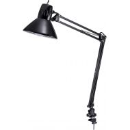 Bostitch Office VLF100 LED Swing Arm Desk Lamp with Clamp Mount, 36 Reach, Includes LED Bulb,Black