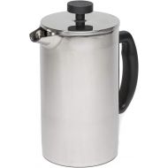 Primula Lexington French Press Coffee Tea Maker Insulated Stainless Steel Double Wall Vacuum Sealed, Filtration with No Grounds, 8 Cup