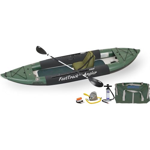씨이글 Sea Eagle 38fta Fasttrack Angler Inflatable Kayak Deluxe Solo Angler Package