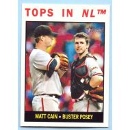 Matt Cain, Buster Posey 2013 Topps Heritage Tops in NL #423 - San Francisco Giants