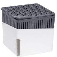 WENKO Portable Cube Dehumidifier, Moistre Absorber for Home, Closets, Safes and Cars Against Musty Smell and Mold, White