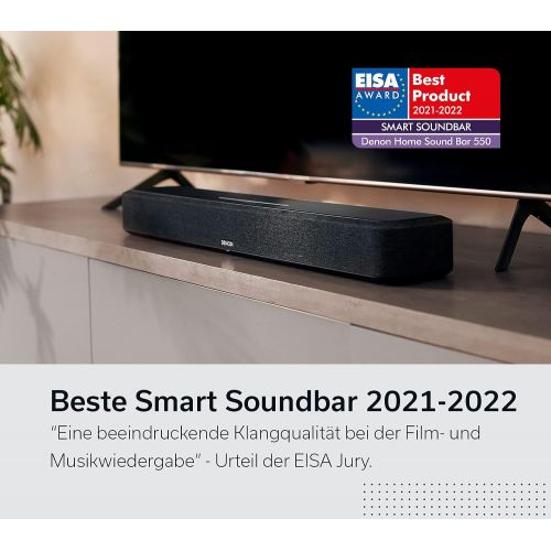  Denon Home Sound Bar 550 Compact Home Cinema Soundbar with Wireless Subwoofer DSW 1H, Surround Speakers Denon Home 150.