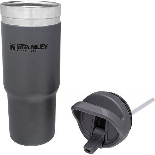 스텐리 [무료배송]Stanley IceFlow Stainless Steel Tumbler with Straw, Vacuum Insulated Water Bottle for Home, Office or Car, Reusable Cup with Straw Leakproof Flip