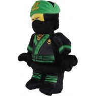 LEGO Ninjago Lloyd Warrior Character Shaped Soft Plush Cuddle Pillow, Green/Black