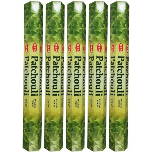 인센스스틱 Hem Patchouli 100 Incense Sticks (5 X 20 Stick Packs)