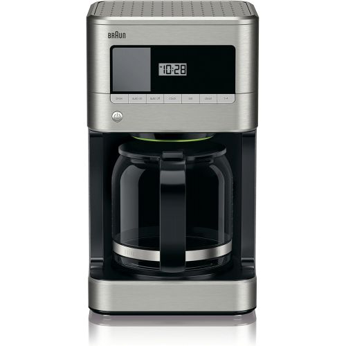 브라운 [아마존베스트]Braun KF7070 BrewSense Drip Glass Coffeemaker, 12 Cup, Stainless Steel