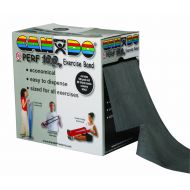 Cando 10-5625 Black Latex-Free Exercise Band, X-Heavy Resistance, 50 yd Length