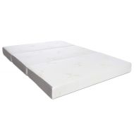 Milliard Tri Folding Memory Foam Mattress with Washable Cover Queen (78 inches x 58 inches x 6 inches)