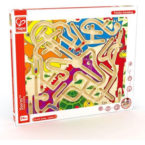  Award Winning Hape Zoom Kids Magnetic Wooden Bead Maze Puzzle