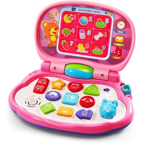 브이텍 [아마존베스트]VTech Brilliant Baby Laptop, pink