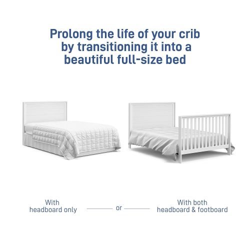 그라코 Graco Full Size Crib Conversion Kit - Metal Bed Frame, Black