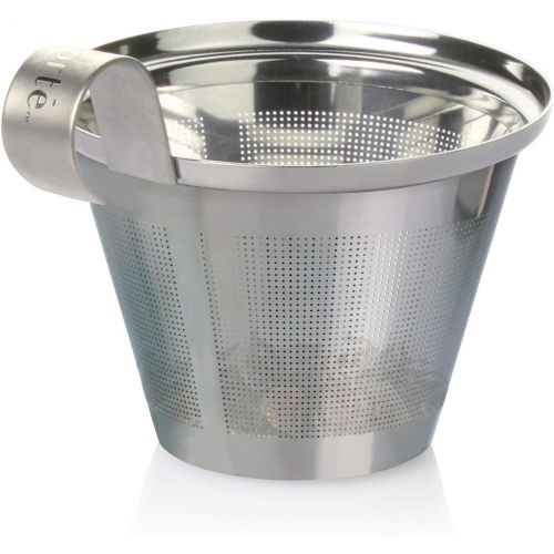  [아마존베스트]Tea Forte Kati Cup Ceramic Tea Infuser Cup with Infuser Basket and Lid for Steeping, Lotus