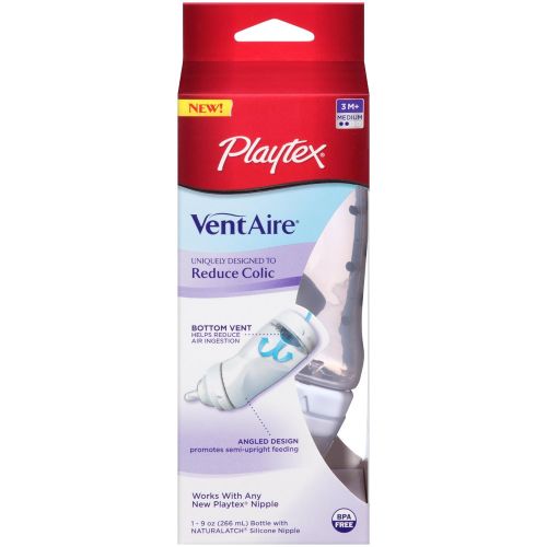  Playtex VentAire Advanced Wide Bottle, 9 Ounce (Discontinued by Manufacturer)