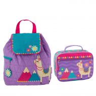 Stephen Joseph Girls Quilted Llama Backpack and Lunch Box for Kids