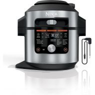 Ninja OL701 Foodi 14-in-1 SMART XL 8 Qt. Pressure Cooker Steam Fryer with SmartLid & Thermometer + Auto-Steam Release, that Air Fries, Proofs & More, 3-Layer Capacity, 5 Qt. Crisp