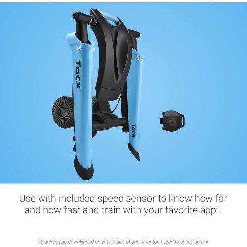 가민 [아마존베스트]Garmin TacX Boost Trainer Bundle, Indoor Bike Trainer with Magnetic Brake, Speed Sensor Included to Track and Train with Your Favorite Apps (010-02419-02)