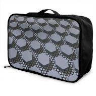Edward Barnard-bag Hexahedrons Blocks Nets Travel Lightweight Waterproof Foldable Storage Carry Luggage Large Capacity Portable Luggage Bag Duffel Bag